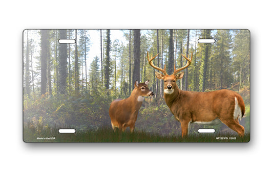 Wilderness Deer License Plate