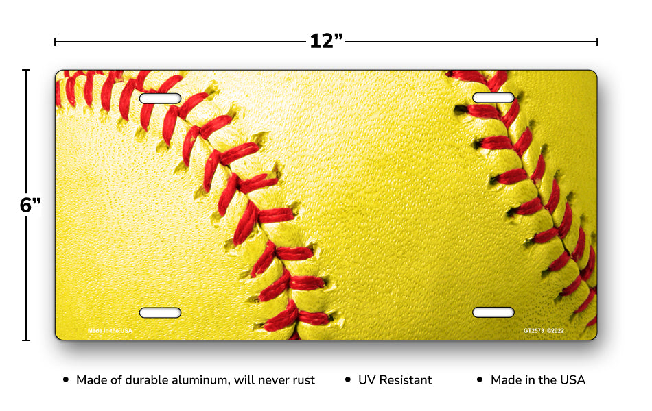 Fastpitch Softball License Plate