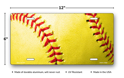 Fastpitch Softball License Plate