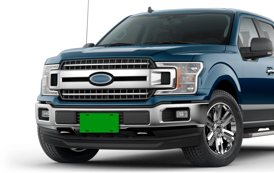 Solid Green License Plate