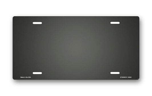 Dark Gray Ringer License Plate