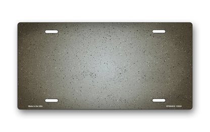 Speckled Gray Ringer License Plate