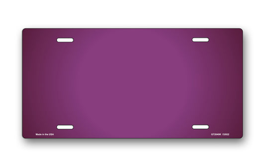 Purple Ringer License Plate