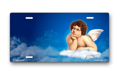 Cherub in the Clouds License Plate