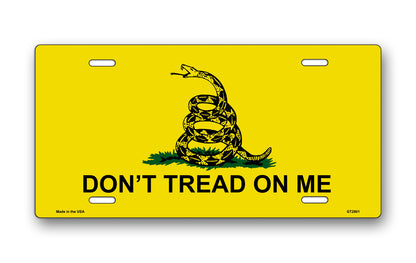 Don't Tread On Me License Plate