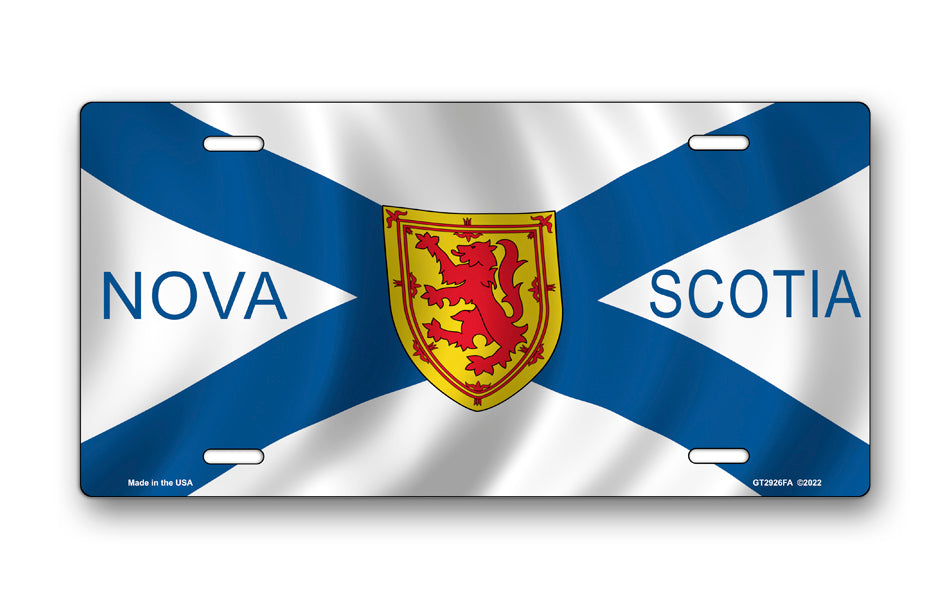 Nova Scotia Flag License Plate