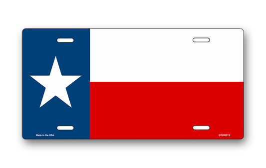 Texas State Flag License Plate
