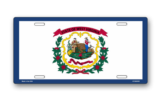 West Virginia State Flag License Plate